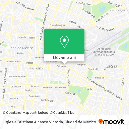 Mapa de Iglesia Cristiana Alcance Victoria