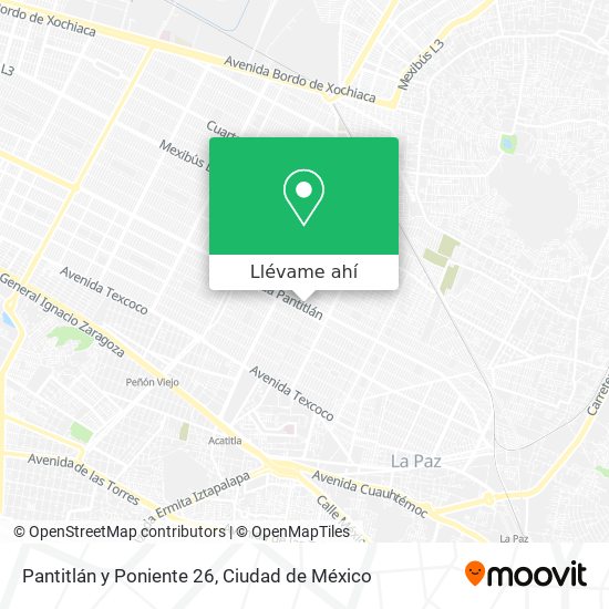 Mapa de Pantitlán y Poniente 26