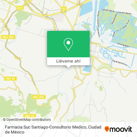 Mapa de Farmacia Suc Santiago-Consultorio Medico
