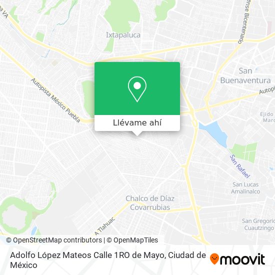 Mapa de Adolfo López Mateos Calle 1RO de Mayo