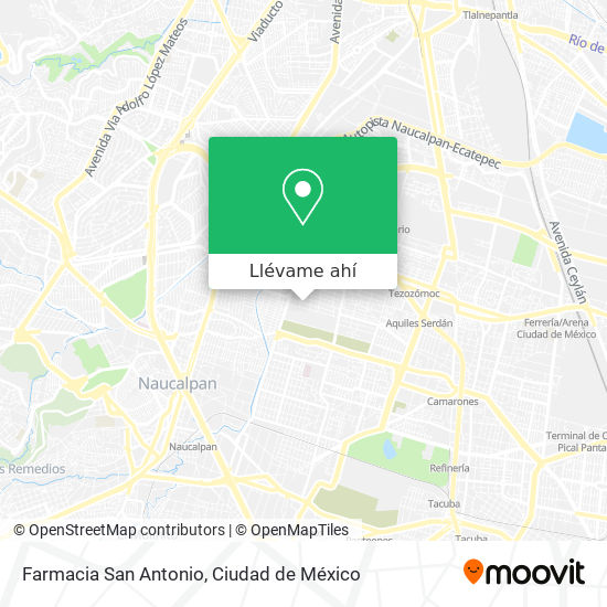 Mapa de Farmacia San Antonio