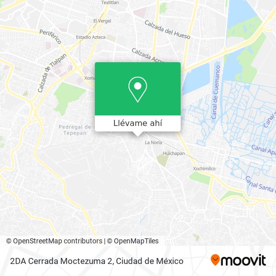 Mapa de 2DA Cerrada Moctezuma 2