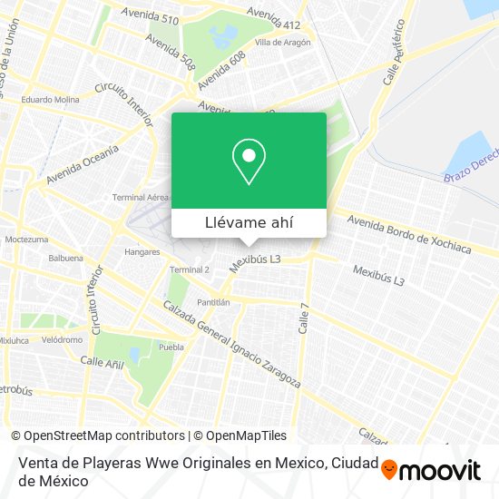 Mapa de Venta de Playeras Wwe Originales en Mexico
