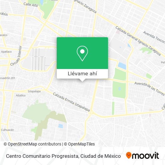 Mapa de Centro Comunitario Progresista