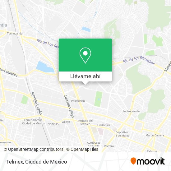 Mapa de Telmex