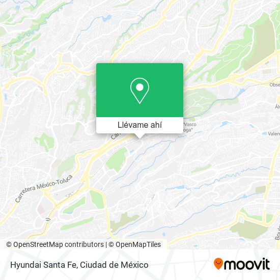 Mapa de Hyundai Santa Fe