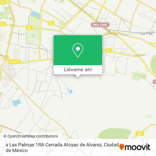 Mapa de a Las Palmas 1RA Cerrada Atoyac de Alvarez