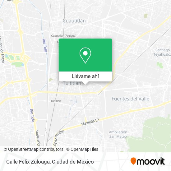 Mapa de Calle Félix Zuloaga