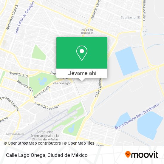 Mapa de Calle Lago Onega