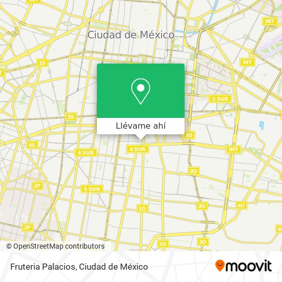 Mapa de Fruteria Palacios