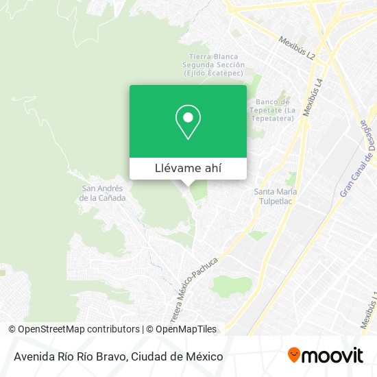 Mapa de Avenida Río Río Bravo