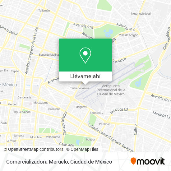 Mapa de Comercializadora Meruelo