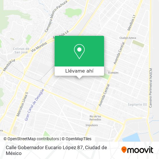 Mapa de Calle Gobernador Eucario López 87
