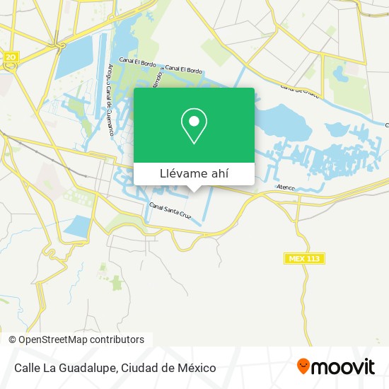 Mapa de Calle La Guadalupe