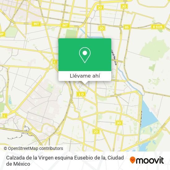 Mapa de Calzada de la Virgen esquina Eusebio de la