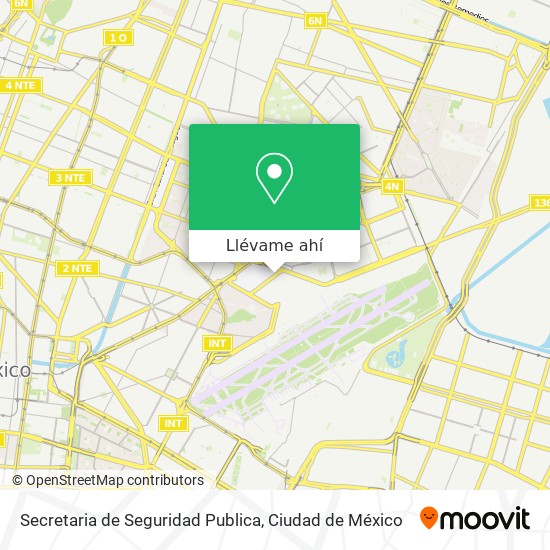 Mapa de Secretaria de Seguridad Publica