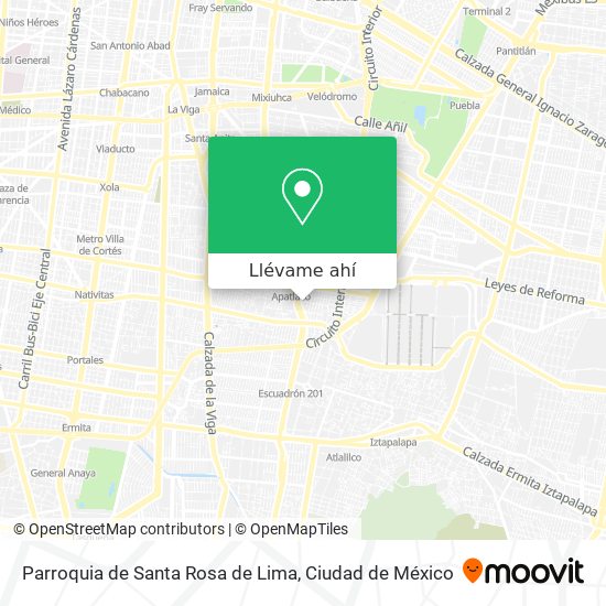 Mapa de Parroquia de Santa Rosa de Lima
