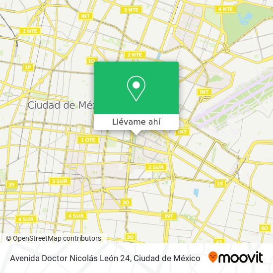 Mapa de Avenida Doctor Nicolás León 24