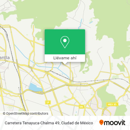 Mapa de Carretera Tenayuca-Chalma 49