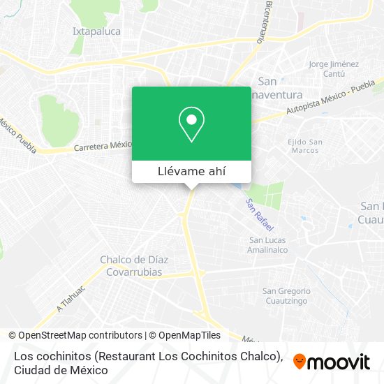 Mapa de Los cochinitos (Restaurant Los Cochinitos Chalco)