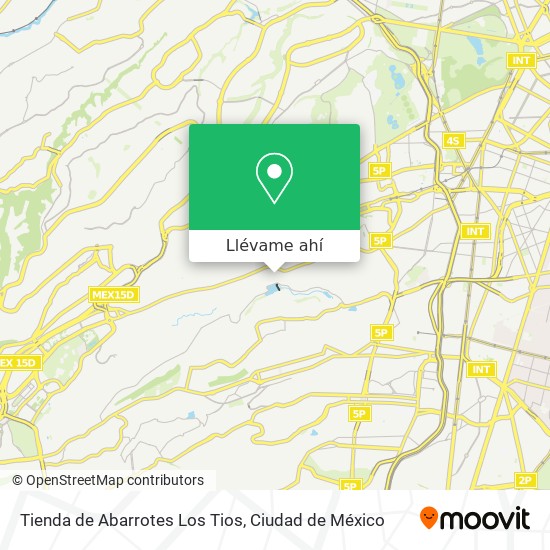 Mapa de Tienda de Abarrotes Los Tios