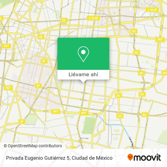 Mapa de Privada Eugenio Gutiérrez 5