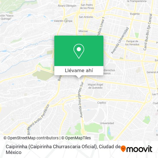 Mapa de Caipirinha (Caipirinha Churrascaria Oficial)