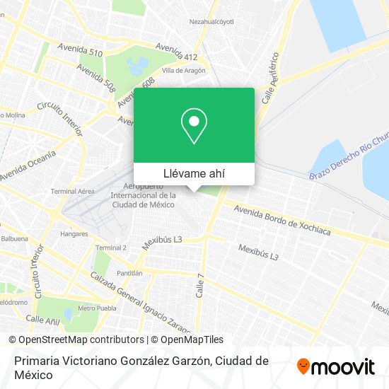 Mapa de Primaria Victoriano González Garzón