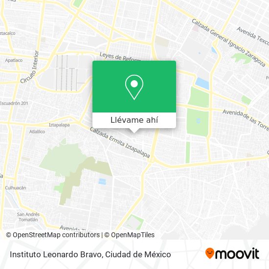 Mapa de Instituto Leonardo Bravo