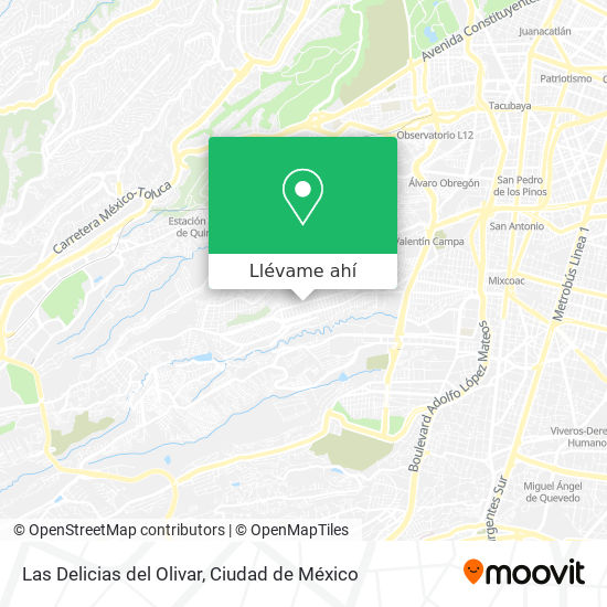 Mapa de Las Delicias del Olivar