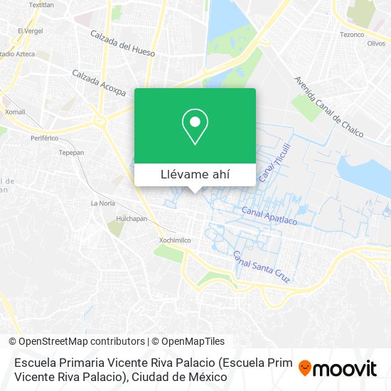 Mapa de Escuela Primaria Vicente Riva Palacio