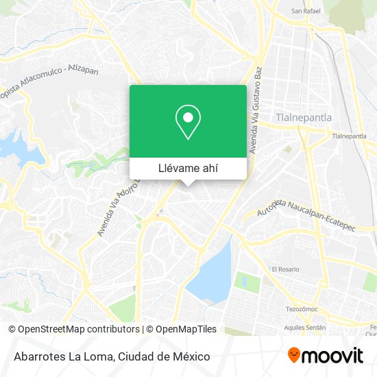 Mapa de Abarrotes La Loma