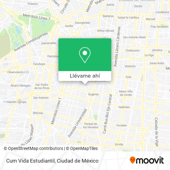 Mapa de Cum Vida Estudiantil