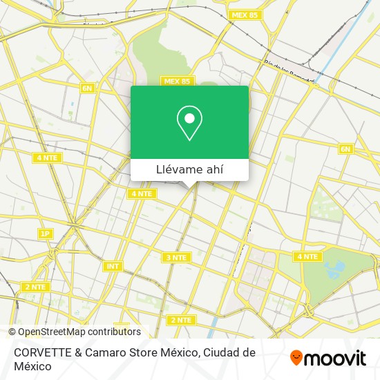 Mapa de CORVETTE & Camaro Store México