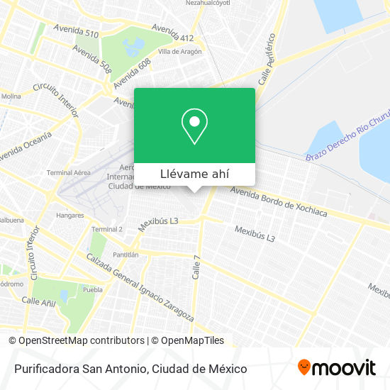 Mapa de Purificadora San Antonio