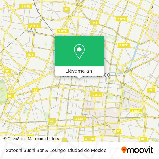 Mapa de Satoshi Sushi Bar & Lounge