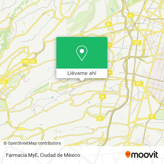 Mapa de Farmacia MyE