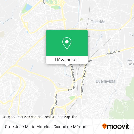 Mapa de Calle José María Morelos