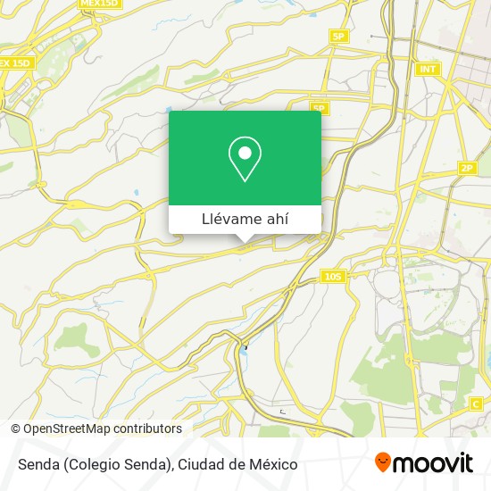 Mapa de Senda (Colegio Senda)