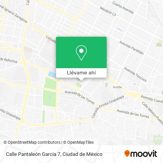 Mapa de Calle Pantaleón García 7