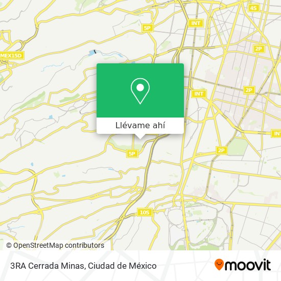 Mapa de 3RA Cerrada Minas