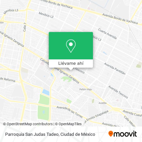 Mapa de Parroquia San Judas Tadeo