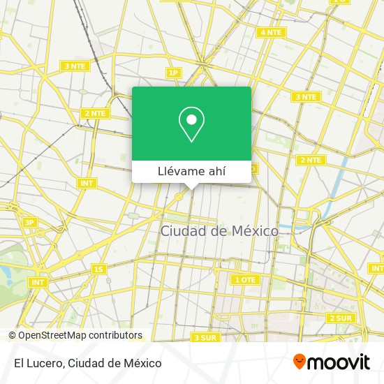 Mapa de El Lucero
