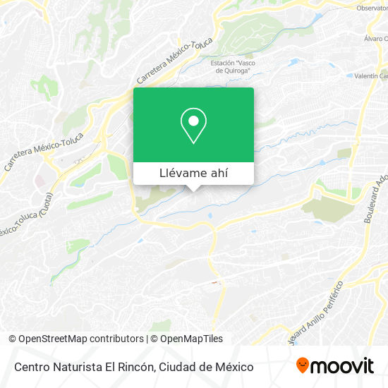 Mapa de Centro Naturista El Rincón