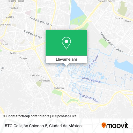 Mapa de 5TO Callejón Chicoco 5