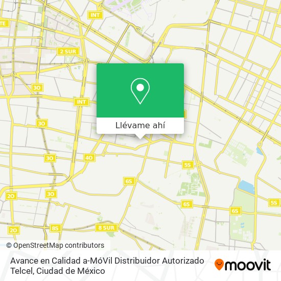 Mapa de Avance en Calidad a-MóVil Distribuidor Autorizado Telcel