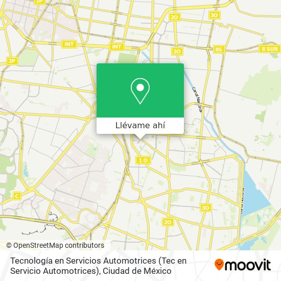 Mapa de Tecnología en Servicios Automotrices (Tec en Servicio Automotrices)