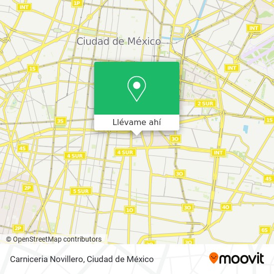 Mapa de Carniceria Novillero