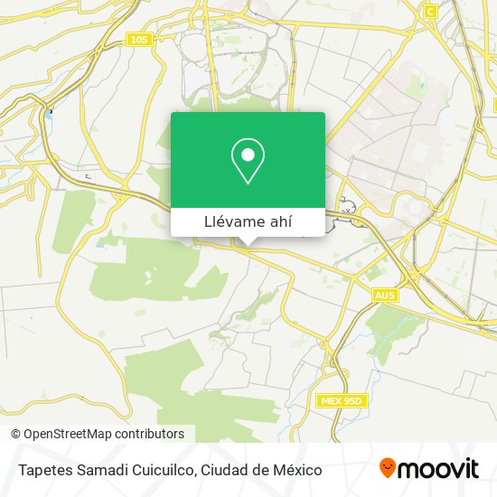 Mapa de Tapetes Samadi Cuicuilco