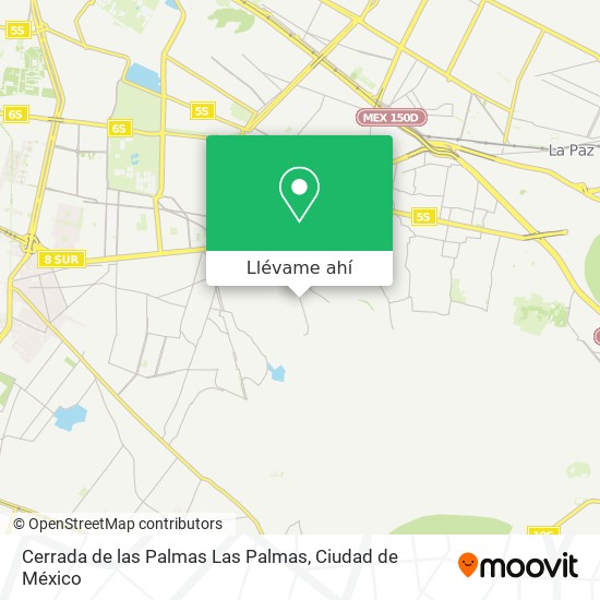 Mapa de Cerrada de las Palmas Las Palmas